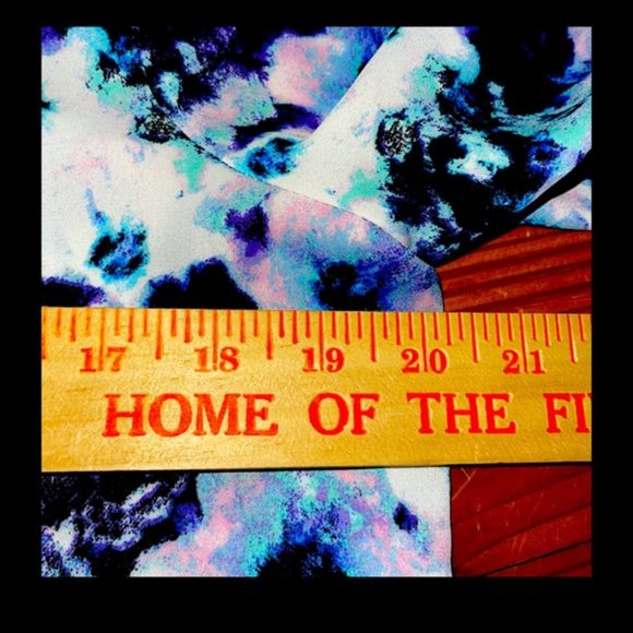 Decree Womens Small Floral Multicolor 3/4 Sleeve Blouse Top - Picture 6 of 8